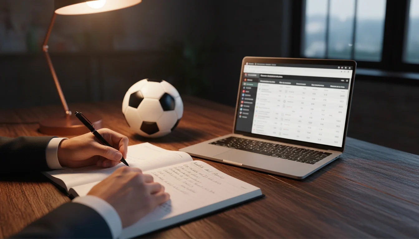 Estrategia de apuestas en fútbol con cálculos de value betting y gestión de bankroll